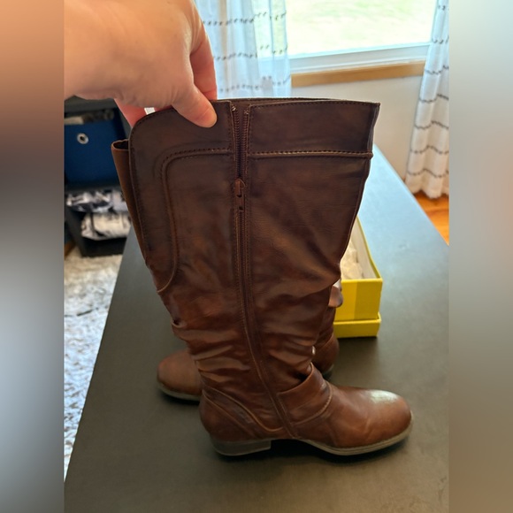 BareTraps Boots Julee w/ Original Box Women's Size 9M Brown Leather EUC - Picture 7 of 8